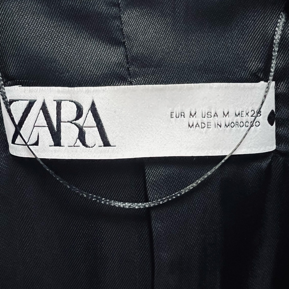 Zara Olive Green Blazer with Gold Buttons - Picture 7 of 7